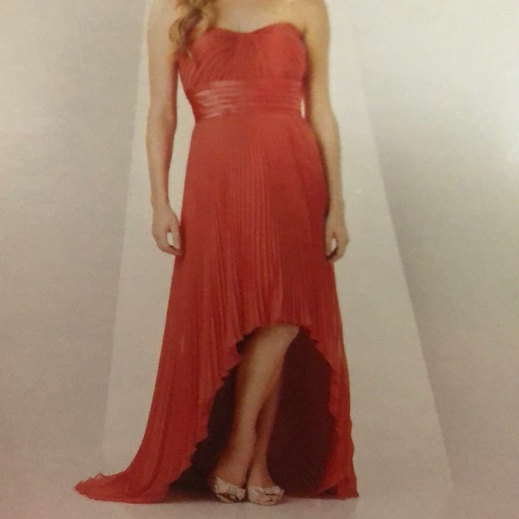 Bari Jay Dresses & Skirts - Coral High-Low Prom/Bridesmaids Dress